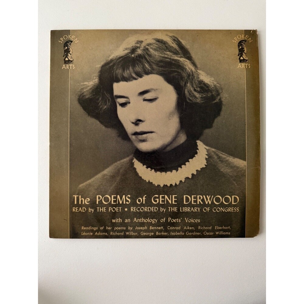 The Poems of Gene Durwood Read By The Poet Anthology Poets' Voices LP Booklet NM